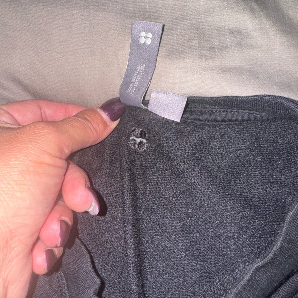 Sweaty Betty Charcoal Long Sleeve Top - Picture 6 of 11